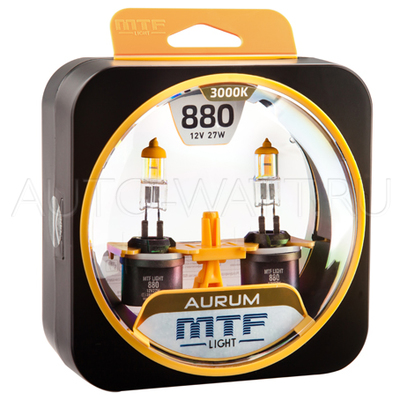 Лампа галогенная H27 800 - MTF Aurum 12V 27W 3000K