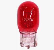 Лампа галогенная W21W 7440 - 21W 12V Красная