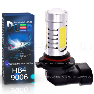Светодиодная лампа HB4 9006 - 4 High-Power + Cree 9.5Вт