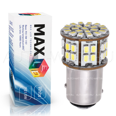 Светодиодная лампа P21/5W 1157 - Max-2820 5Вт Белая