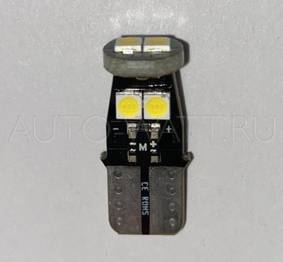 Светодиодная лампа T10 W5W - NAX LIGHT 12Вт Белая (1шт)